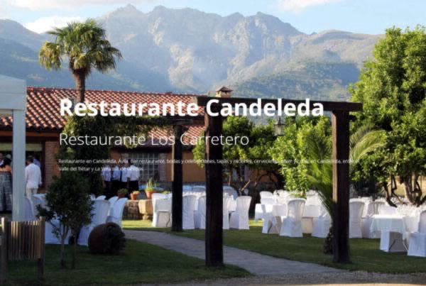 Restaurante Los Carretero en Candeleda, bodas y celebraciones