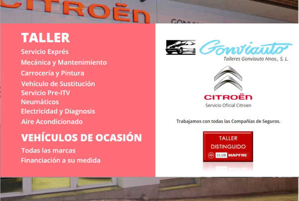 Talleres Mecánicos Vehículos Ocasión Servicio Oficial Citroën Arenas de San Pedro