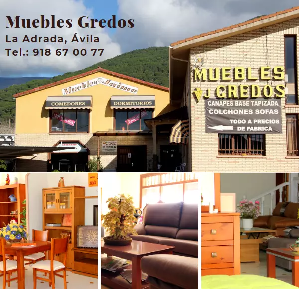 Muebles La Adrada Decoración Sofás Colchones Gredos