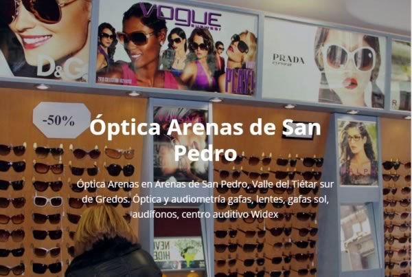 Óptica Arenas: Óptica en Arenas de San Pedro