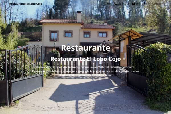 Restaurante El Lobo Cojo Arenas de San Pedro