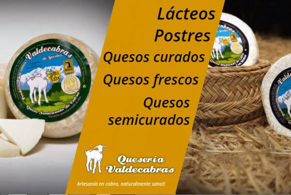 Quesería Valdecabras Candeleda, quesos y lácteos de cabra