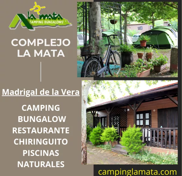 Camping, restaurante, bungalow Complejo La Mata Madrigal de la Vera