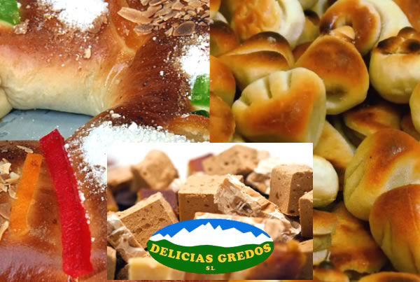 Pastelería Delicias Gredos: mazapán, roscón de reyes, dulces caseros