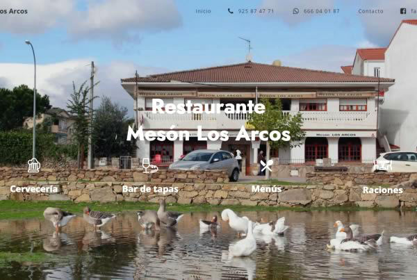 Restaurante Mesón Los Arcos La Iglesuela del Tiétar Toledo