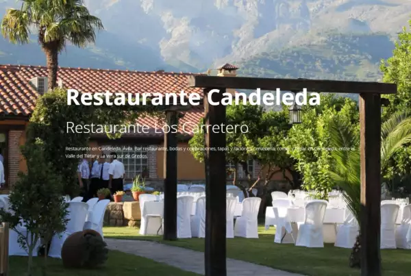 Restaurante Los Carretero Candeleda, bodas y celebraciones