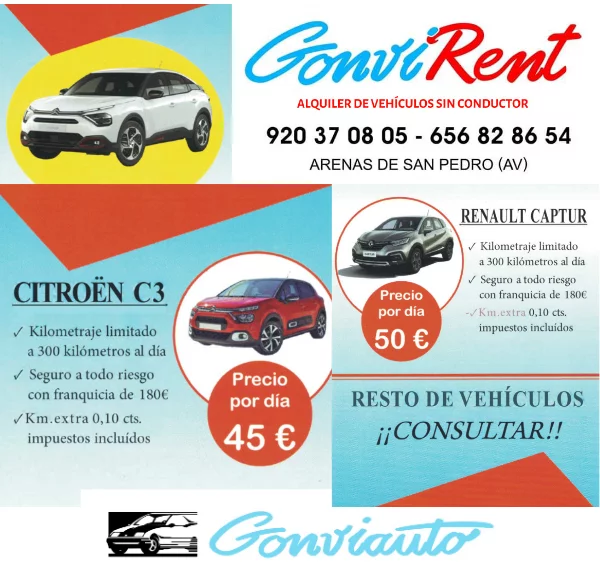 GonviRent Servicio de alquiler de vehículos de Gonviauto