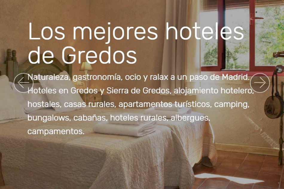 Hoteles en Gredos