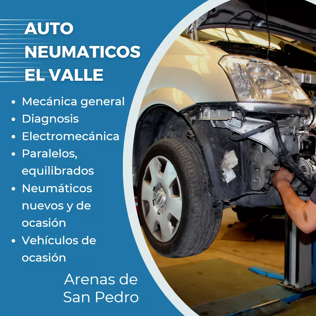 Neumáticos Taller Mecánico Auto-Neumáticos El Valle Arenas de San Pedro