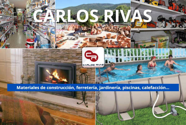 Carlos Rivas: materiales de construcción, ferretería, jardinería, piscinas, calefacción