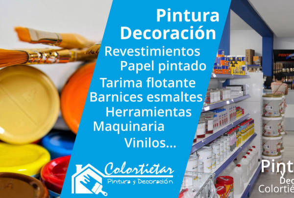 Pinturas Colortiétar: tienda de pintura y decoración