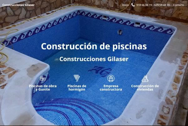 Construcción de piscinas de obra, piscina de hormigón y gunite