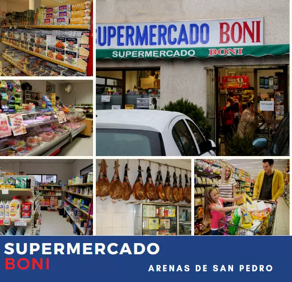 Supermercado Boni Arenas de San Pedro, alimentación, bebidas, limpieza, higiene