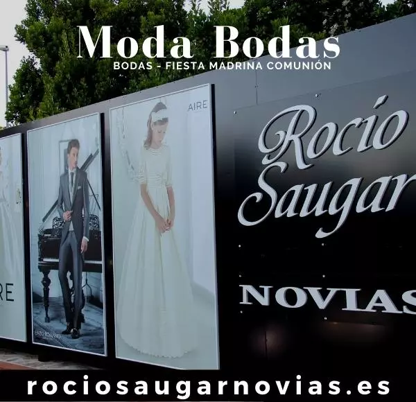 Rocío Saugar Novias, moda bodas, novia, novio, fiesta, madrina y comunión