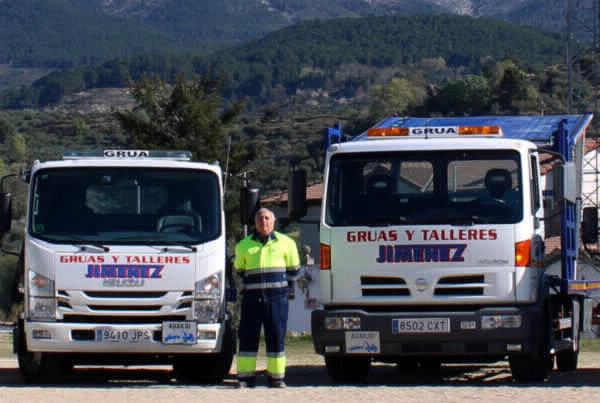Grúas y Talleres Jiménez Mombletrán Valle del Tiétar Gredos
