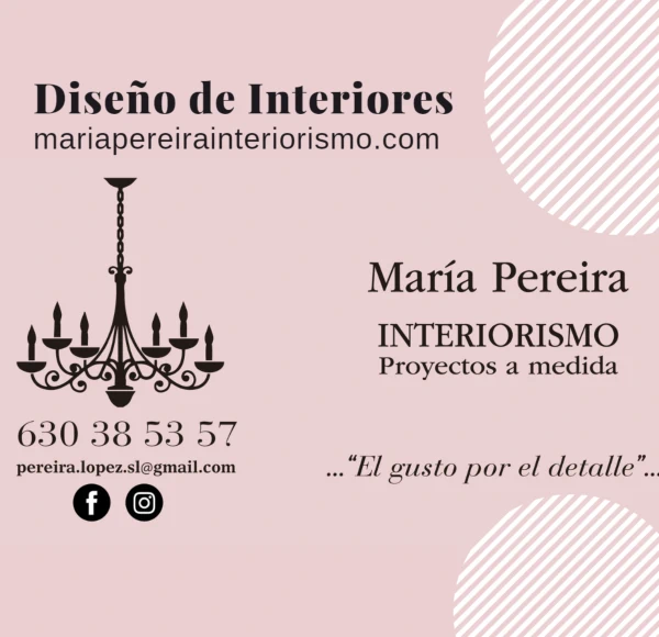 María Pereira Interiorismo, diseño de interiores, diseño y decoración, viviendas y locales comerciales
