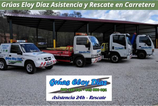 Grúas Eloy Díaz, servicio de Grúas Valle del Tiétar y Sierra de San Vicente