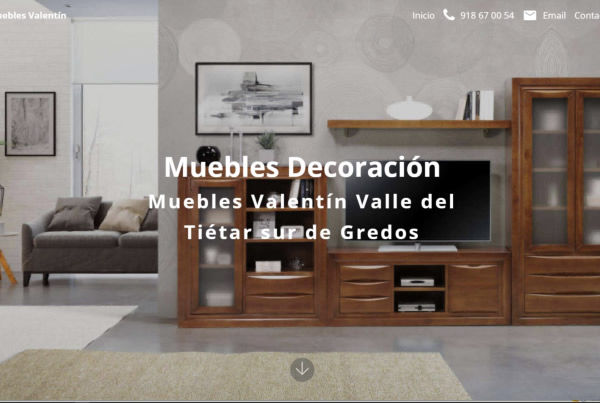 Muebles Valentín La Adrada: Muebles Decoración