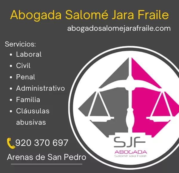 Abogada Salomé Jara Fraile Arenas de San Pedro Valle del Tiétar Gredos